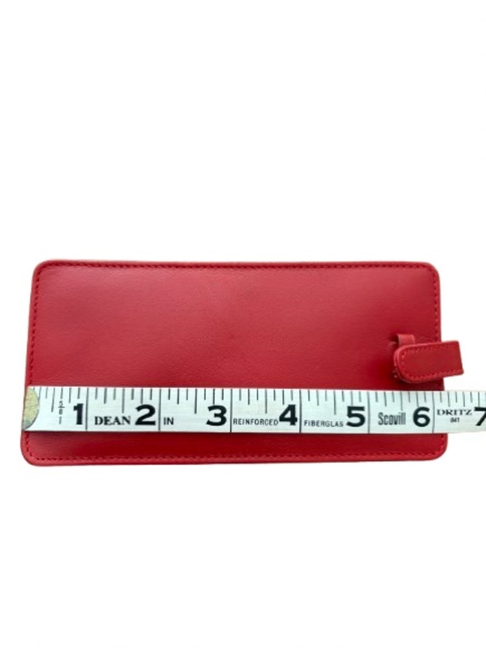 Vintage Coach Slim Red Leather Eyeglass Case - Picture 5 of 5